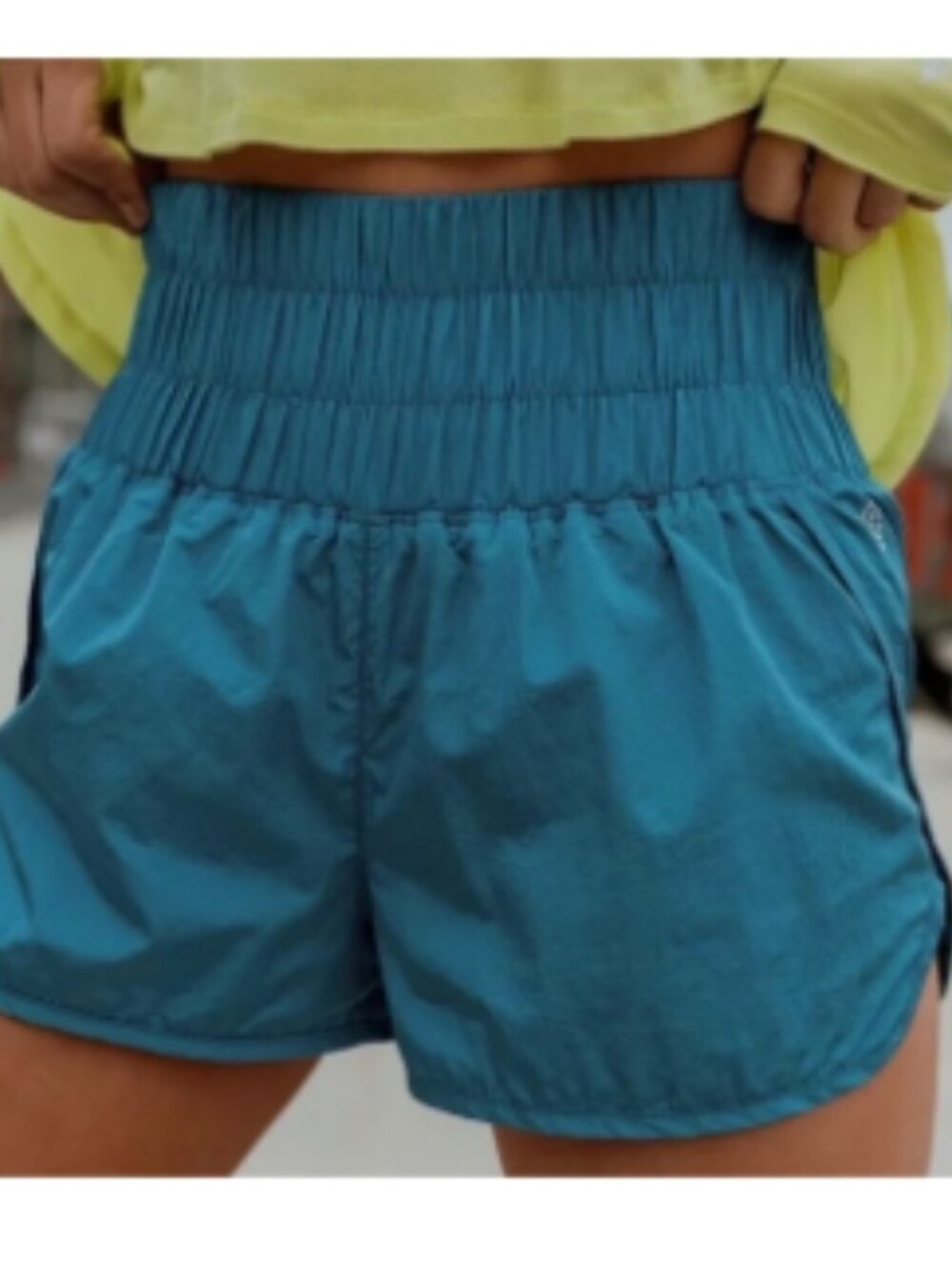 Free People Movement The Way Home Teal Shorts